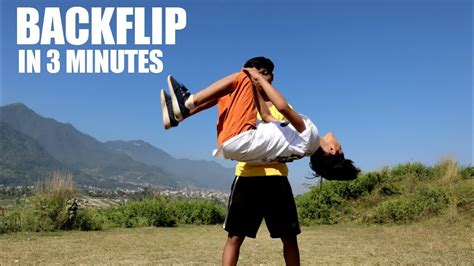 Learn How To Backflip Backflip Step By Step Backflip Tutorial In