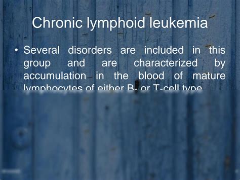 Solution What Is Chronic Lymphocytic Leukemia Cll Causes Sign And