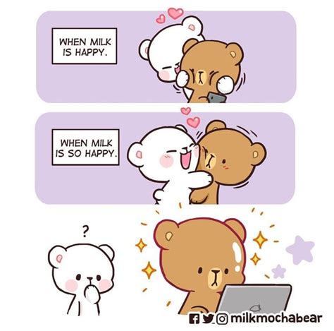 Pin By Layne On Milk E Mocha Milk And Mocha Cute Bear Drawings Mocha