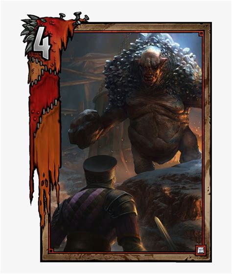 Ice Troll Nekurat Gwent 775x1048 Png Download Pngkit