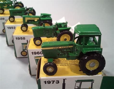 John Deere Miniature Toy Tractors