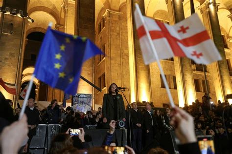 Women This Week: President Salome Zourabichvili Leads Protest Against ...