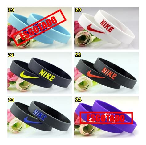 Pulseira Silicone Nike Homem Pulseira Basketball R Em Mercado