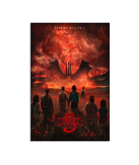 Hawkins Will Fall Stranger Things Season 5 New Poster | Custom prints ...