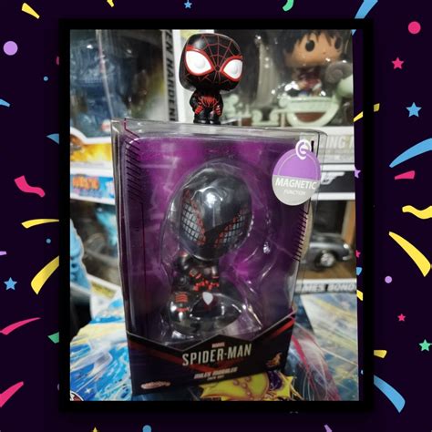 Hot Toys Cosbaby Spider Man Miles Morales Suit Funko Spiderverse Mini Not Included