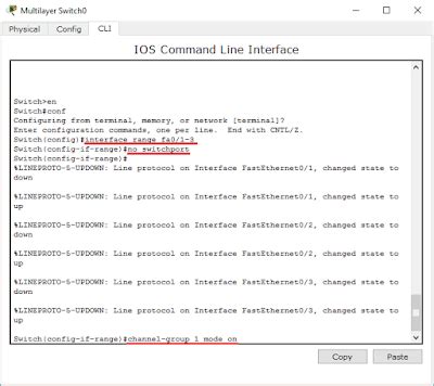 Cara Konfigurasi Static Etherchannel L Di Cisco Packet Tracer Byamri