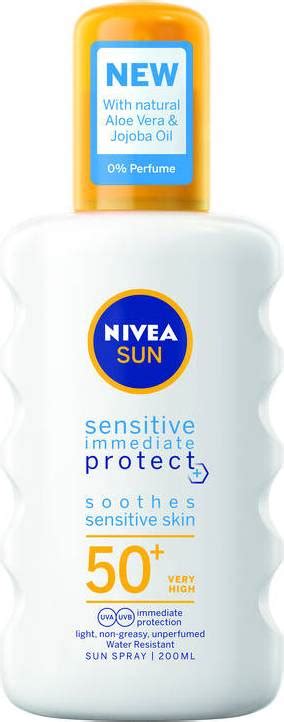 Nivea Sun Sensitive Immediate Protect Spray SPF50 200ml Pris