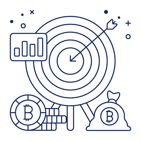 Editable Design Icon Of Bitcoin Target 34461259 Vector Art At Vecteezy