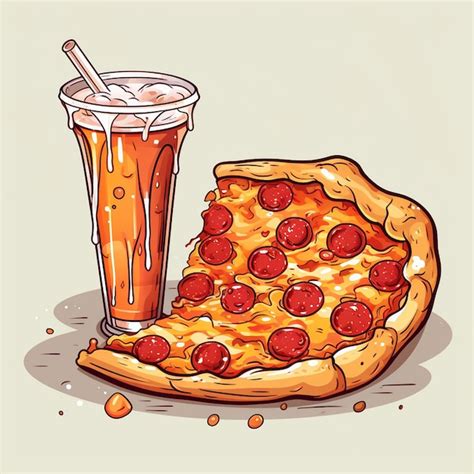 Comida vetor pizza ícone de restaurante italiano foto rápida doodle