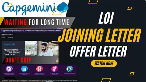 Capgemini Joining Letter 2024 Why You Are Not Received LOI