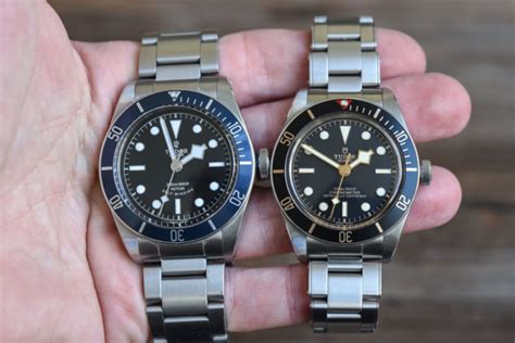 The Tudor Black Bay Fifty Eight Mm Face To Face With The Mm Version