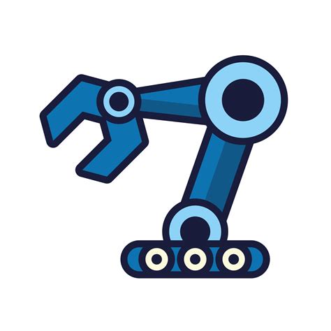 Robot Hand Cyborg Isolated Icon 2003219 Vector Art At Vecteezy