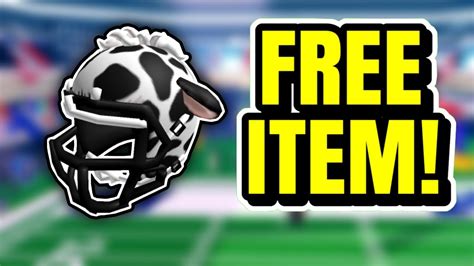 Free Item How To Get The Dmi Fluffy Football Helmet In Nfl