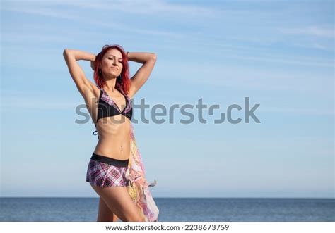 Beautiful Woman Sexy Bikini On Beach Stock Photo 2238673759 Shutterstock