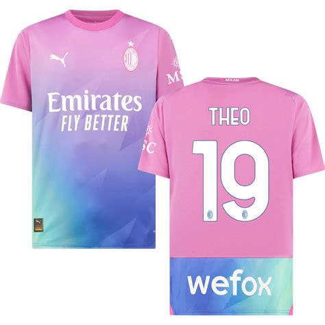 AC Mailand Theo Hernandez 19 Third Trikot 2023 2024