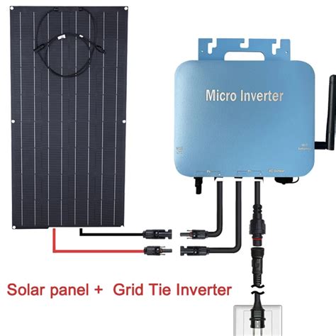 Syst Me De Micro Onduleur Panneau Solaire MPPT 18V 200W 600W 700W 800W