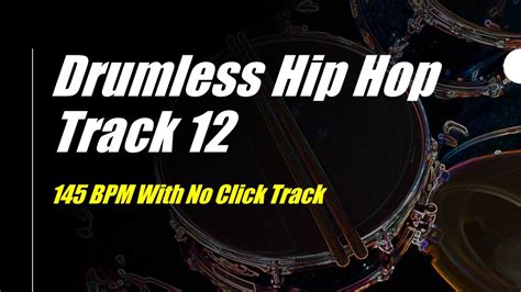 Drumless Hip Hop With Sub Bass Track 12 Backing Track 145 Bpm No Click Track Youtube