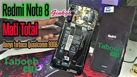 Redmi Note 8 Ginkgo Mati Total Hanya Terbaca Qualcomm 9008 Done