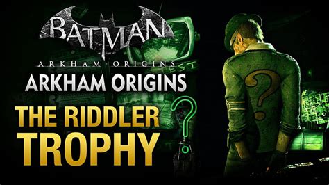 Batman Arkham Origins The Riddler Trophy Hd Wallpaper Pxfuel