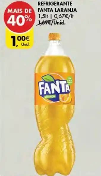 Promo O Refrigerante Fanta Laranja Lt Em Pingo Doce