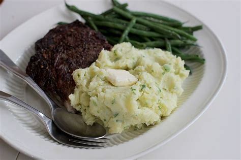 Be A Champ With Buttery Scallion Mashed Potatoes Food Mashed