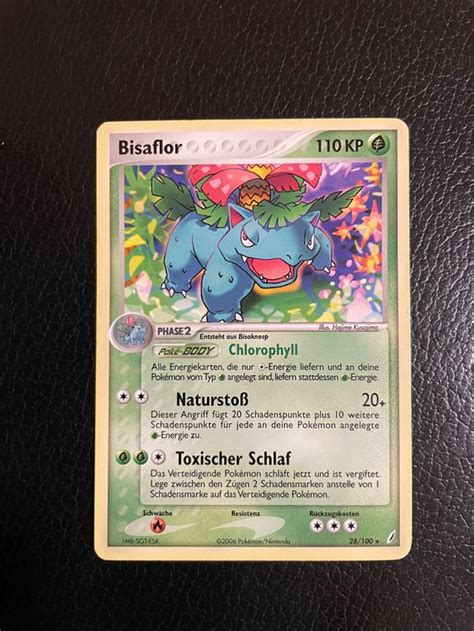 Ex Crystal Guardians Venusaur Bisaflor Rare De Ab Kaufen