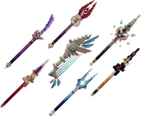 Weapons As Minecraft Models Genshin Impact HoYoLAB