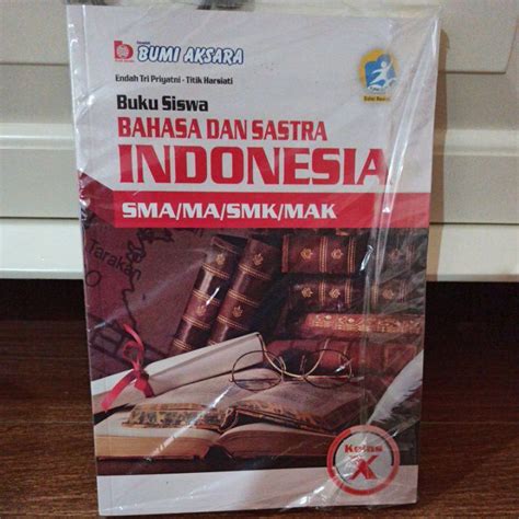 Jual Buku Bahasa Dan Sastra Indonesia Kelas Baru Shopee Indonesia