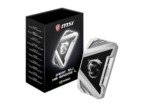 Amazon In Buy Msi Way Sli Hb Bridge L Silver Gaming K Video Mm