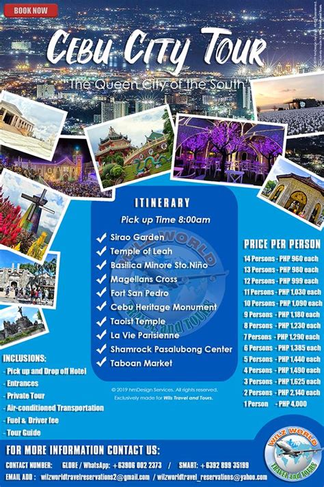 CEBU TOUR PACKAGES - Wils Travel & Tour