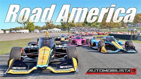 Automobilista 2 Road America IndyCar 2023 Mod Dallara IR 18AMS2