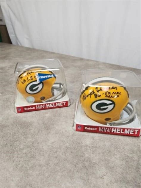 Green Bay Packers Throwback Mini Helmets | Live and Online Auctions on ...