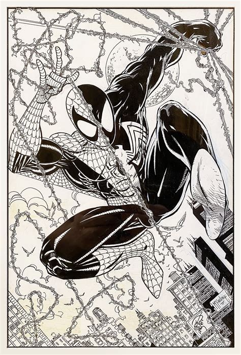 Spider Man By Todd McFarlane Erik Larsen Spider Art Comic Art