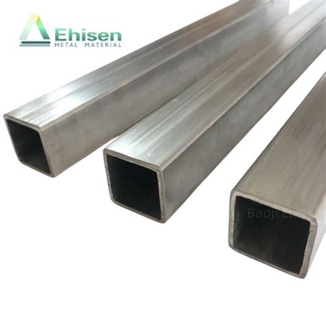 China High Quality Titanium Alloy Square Tube Manufacturers Suppliers