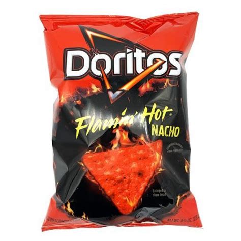 Buy Doritos Flamin Hot Nacho Flavored Nachos Cheese Tortilla Chips At