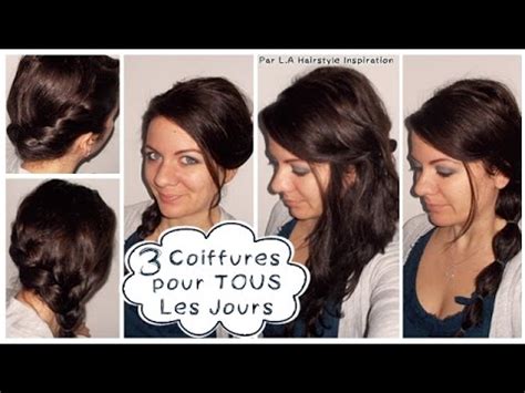 Coiffures Pour Tous Les Jours L A Hairstyle Inspiration Youtube