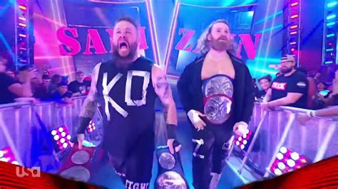 Kevin Owens Sami Zayn Entrance WWE Raw May 15 2023 Video Dailymotion