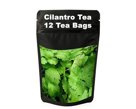 Cilantro Tea 12 Tea Bags Etsy Uk