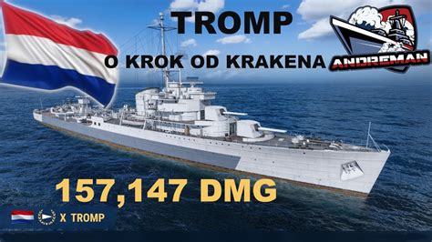 Tromp Holenderski Niszczyciel Tier X World Of Warships Wows Youtube