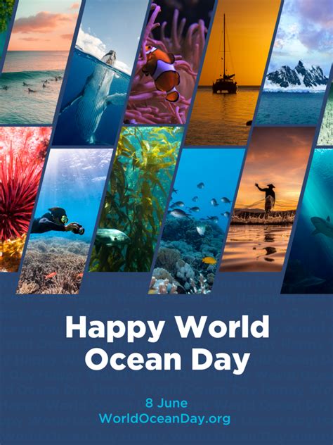 Happy World Ocean Day poster - Bangla - World Ocean Day