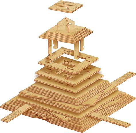 Wood Pyramid Puzzle