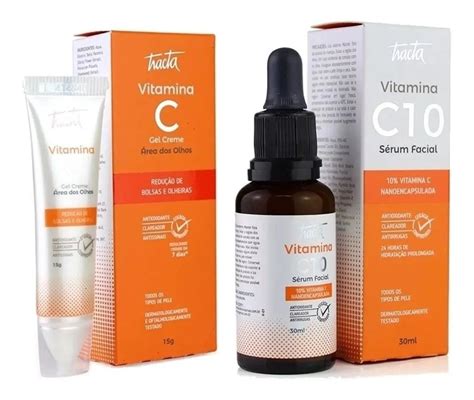 S Rum Facial Vitamina C Gel Creme Vitamina C Tracta Frete Gr Tis