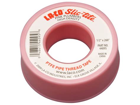 Pink Ptfe Thread Sealant Tape