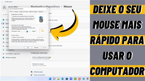 Como Aumentar Ou Diminuir A Velocidade Do Mouse No Windows Youtube