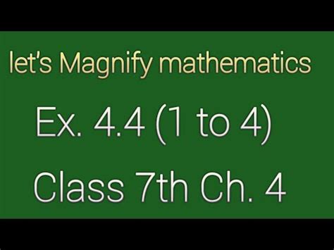 Let S Magnify Mathematics Class Th Ex Q To Ch Rational