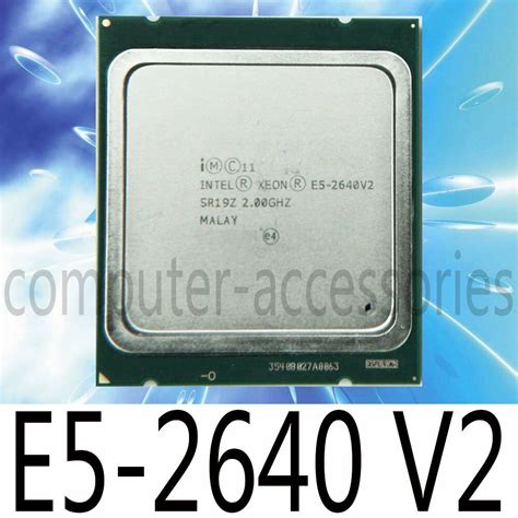 Intel Xeon E5-2640 V2 E5-2640V2 2.0GHz 8 Core 20M LGA2011 95W CPU ...