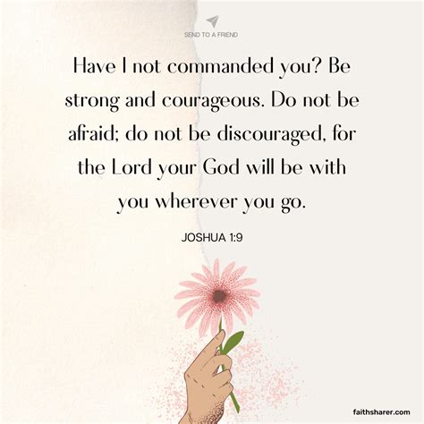 Joshua 19 Have I Not Commanded You Be Strong And Courageous Do Not