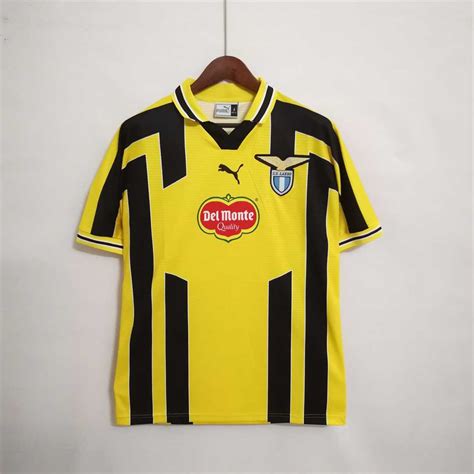 US$ 35.00 - Retro Jersey 1998-2000 Lazio 3rd Away Yellow Soccer Jersey ...