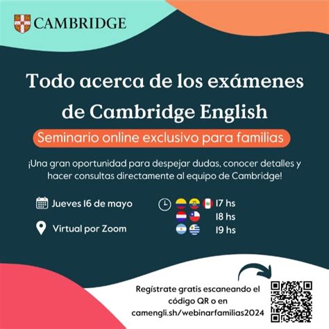 Seminario online Exámenes Cambridge Colegio Santo Domingo