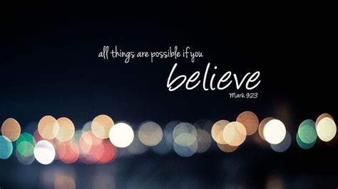 All Things Are Possible If You Believe Jesus, HD wallpaper | Peakpx